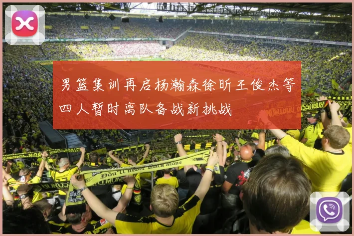 男篮集训再启杨瀚森徐昕王俊杰等四人暂时离队备战新挑战
