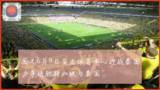 国足6月9日黄龙体育中心迎战泰国力争连胜新加坡与泰国